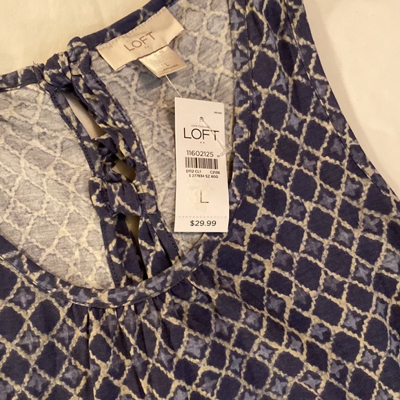 Loft print shell NWT Large - Picture 4 of 6